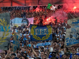 Fanúšikovia z Marseille.