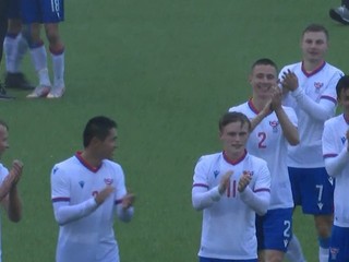 Futbalisti Faerských ostrovov do 21 rokov.