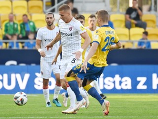 Momentka zo zápasu Dunajská Streda - Spartak Trnava. 