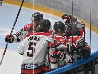 Radosť hráčov HC Prešov.