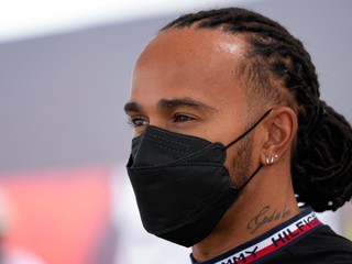 Britský pilot F1 Lewis Hamilton.
