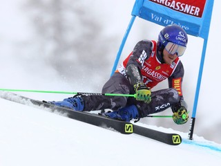 ONLINE prenos: Adam Žampa dnes ide obrovský slalom v stredisku Alta Badia (1. kolo).