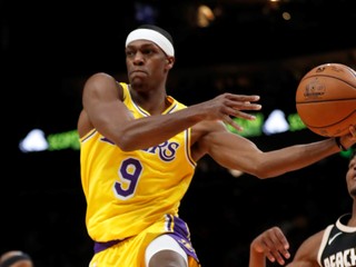 Rajon Rondo v drese Los Angeles Lakers.