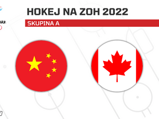 Čína - Kanada: ONLINE prenos zo zápasu na ZOH Peking 2022 dnes (hokej).