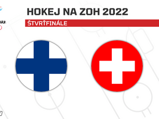 Fínsko vs. Švajčiarsko: ONLINE prenos zo zápasu na ZOH Peking 2022 dnes (hokej).