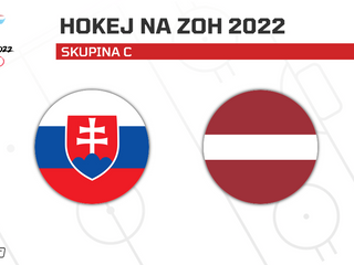 Slovensko - Lotyšsko: ONLINE prenos zo zápasu na ZOH Peking 2022 dnes (hokej).