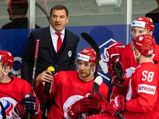 Ruskí hokejisti na MS 2021 v Rige (ilustračné foto).