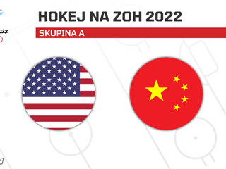 USA - Čína: ONLINE prenos zo zápasu na ZOH Peking 2022 dnes (hokej).