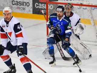 Zápas HK Poprad – HC Slovan Bratislava.