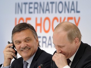 René Fasel a Vladimir Putin.