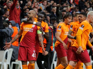 Futbalisti Galatasaray Istanbul.