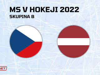 Česko - Lotyšsko, ONLINE prenos zo zápasu na MS v hokeji 2022.
