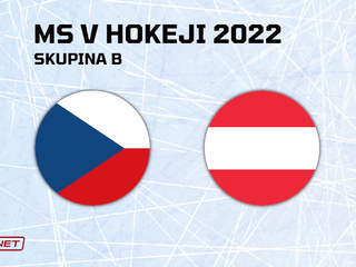 Česko - Rakúsko, ONLINE prenos zo zápasu na MS v hokeji 2022.