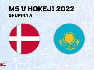 Dánsko - Kazachstan, ONLINE prenos zo zápasu na MS v hokeji 2022.