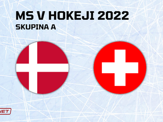 Dánsko - Švajčiarsko, ONLINE prenos zo zápasu na MS v hokeji 2022.