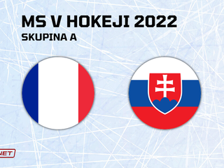 Slovensko - Francúzsko, ONLINE prenos z prvého zápasu Slovenska na MS v hokeji 2022.