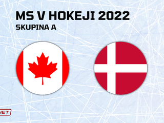 Kanada - Dánsko, ONLINE prenos zo zápasu na MS v hokeji 2022.