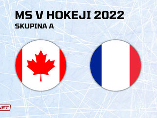 Kanada - Francúzsko, ONLINE prenos zo zápasu na MS v hokeji 2022.