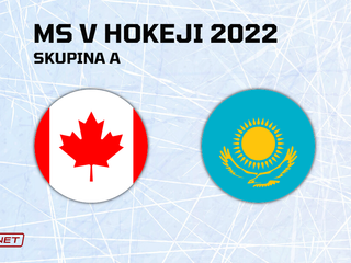 Kanada - Kazachstan, ONLINE prenos zo zápasu na MS v hokeji 2022.