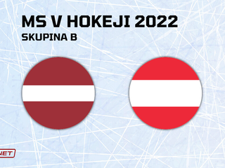 Lotyšsko - Rakúsko, ONLINE prenos zo zápasu na MS v hokeji 2022.
