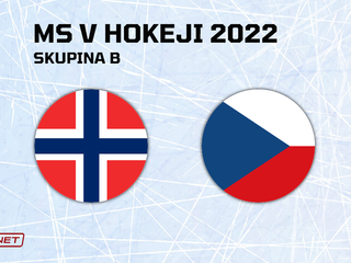 Nórsko - Česko, ONLINE prenos zo zápasu na MS v hokeji 2022.