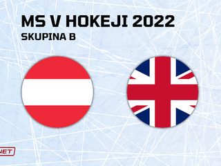 Rakúsko - Veľká Británia, ONLINE prenos zo zápasu na MS v hokeji 2022.