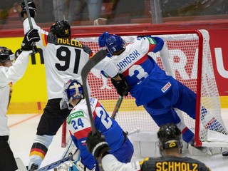 Slovensko - Nemecko: Slovenskí hokejisti prehrali 1:2 na MS v hokeji 2022.