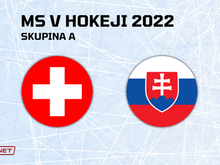 Slovensko - Švajčiarsko, ONLINE prenos zo štvrtého zápasu Slovenska na MS v hokeji 2022.