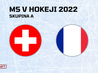 Švajčiarsko - Francúzsko, ONLINE prenos zo zápasu na MS v hokeji 2022.