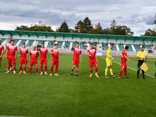 Futbalisti MŠK Považská Bystrica.