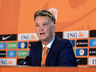 Tréner holandskej futbalovej reprezentácie Louis van Gaal.