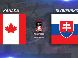 Slovensko - Kanada, ONLINE prenos z MS v hokeji do 20 rokov 2023 (U20).