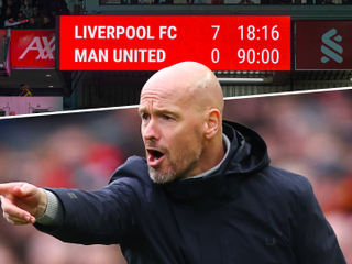 Manchester United prehral na pôde Liverpool FC vysoko 0:7.