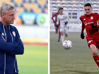 Tréner Michal Ščasný a jeho zverenec Róbert Polievka.