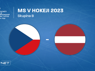 Česko - Lotyšsko, ONLINE prenos zo zápasu na MS v hokeji 2023 LIVE.