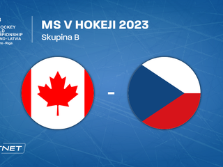 Kanada - Česko, ONLINE prenos zo zápasu na MS v hokeji 2023 LIVE.