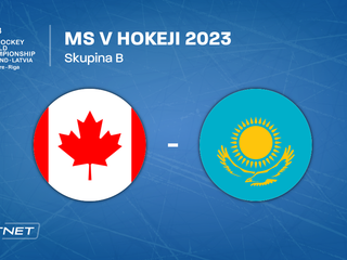 Kanada - Kazachstan, ONLINE prenos zo zápasu na MS v hokeji 2023 LIVE.