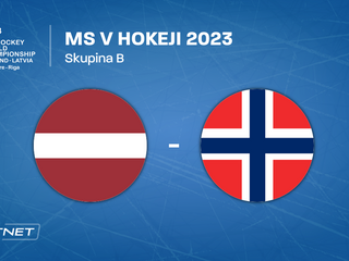 Lotyšsko - Nórsko, ONLINE prenos zo zápasu na MS v hokeji 2023 LIVE.
