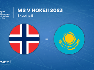 Nórsko - Kazachstan, ONLINE prenos zo zápasu na MS v hokeji 2023 LIVE.