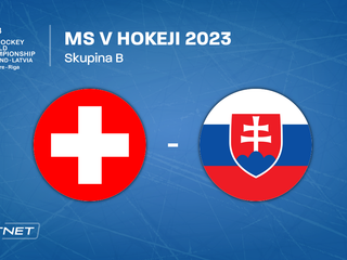 Švajčiarsko - Slovensko, ONLINE prenos zo zápasu na MS v hokeji 2023 LIVE.