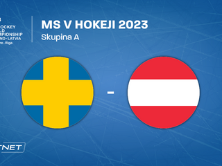 Švédsko - Rakúsko, ONLINE prenos zo zápasu na MS v hokeji 2023 LIVE.