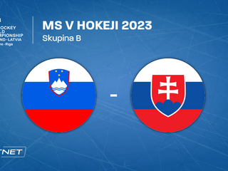 Slovinsko - Slovensko, ONLINE prenos zo zápasu na MS v hokeji 2023 LIVE.