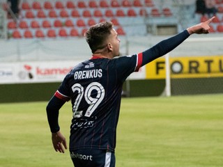 Adam Brenkus v drese FC ViOn Zlaté Moravce.