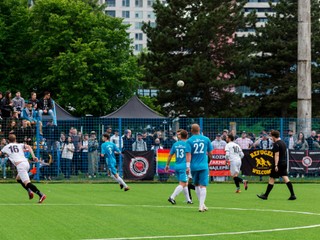 Momentka zo zápasu FK Kozmos - Miloslavov.