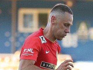 Róbert Matejov v drese FC Zbrojovka Brno.