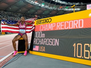 Američanka Sha´Carri Richardsonová v archívnom zábere. 