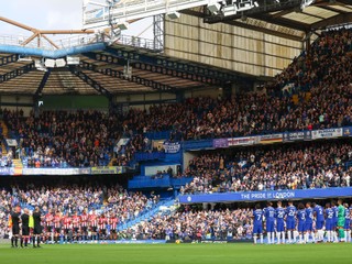 Domovský štadión tímu FC Chelsea Stamford Bridge.  