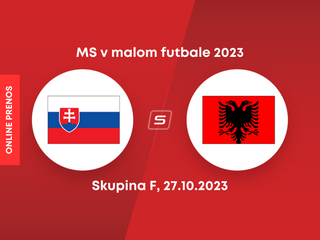 Slovensko vs. Albánsko: ONLINE prenos z MS v malom futbale 2023.
