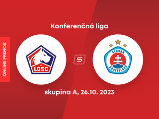 OSC Lille - ŠK Slovan Bratislava: ONLINE prenos zo zápasu Európskej konferenčnej ligy (skupina A).