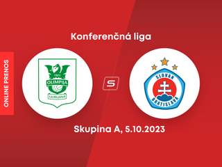 NK Olimpija Ľubľana - ŠK Slovan Bratislava: ONLINE prenos zo zápasu Európskej konferenčnej ligy (skupina A).